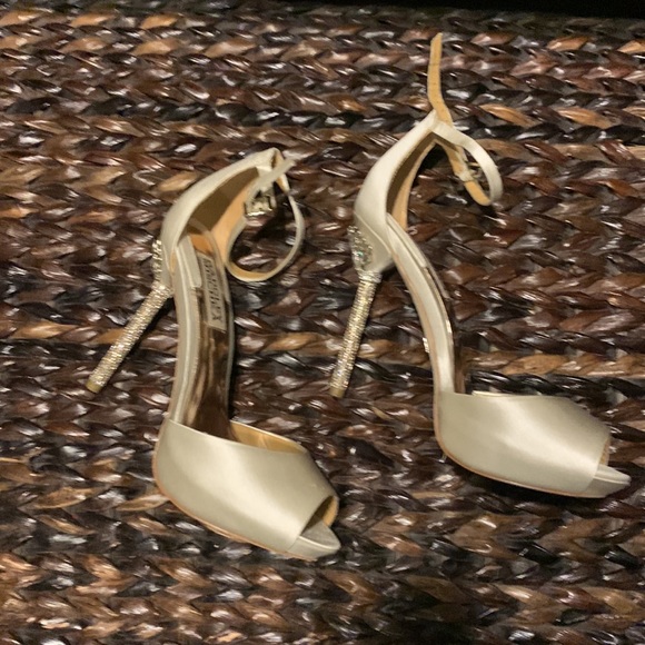 BADGLEY MISCHKA BRIDAL SHOES💋EUC - Picture 8 of 14